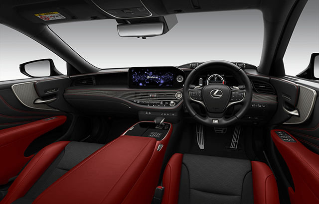 “F SPORT”本革＆ウルトラスエード(R)/フレアレッド