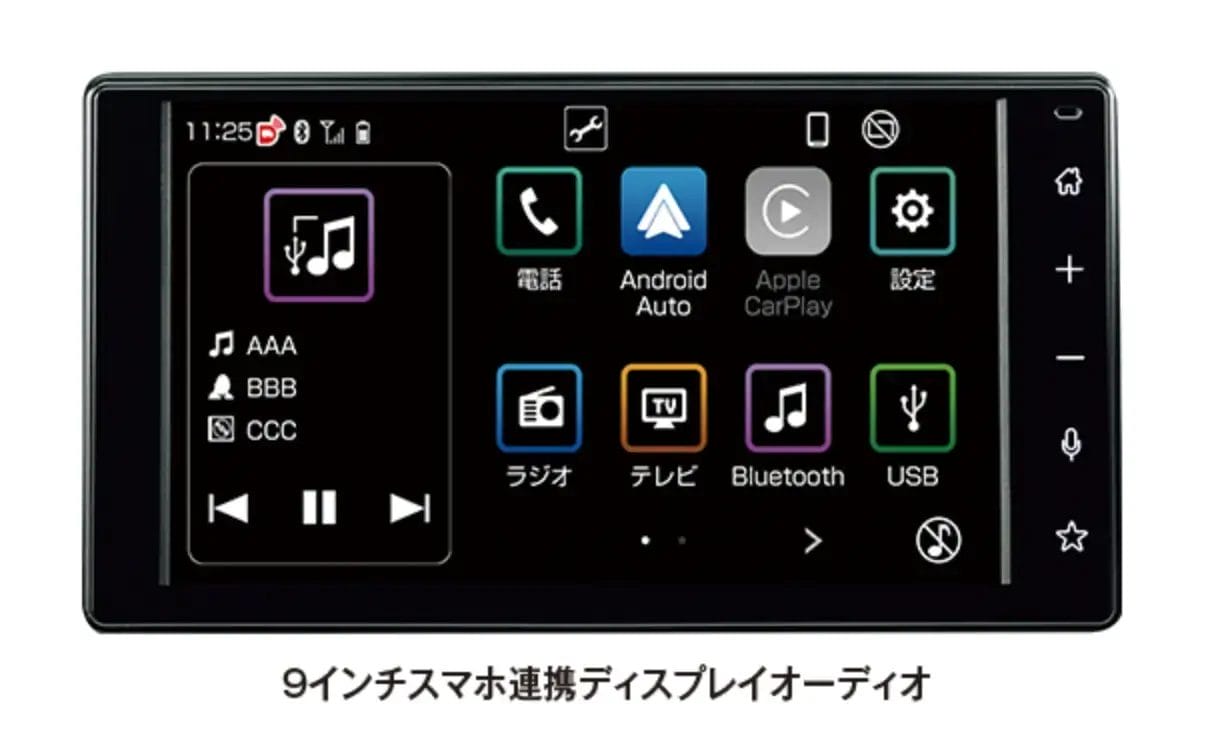 9インチスマホ連携ディスプレイオーディオ
